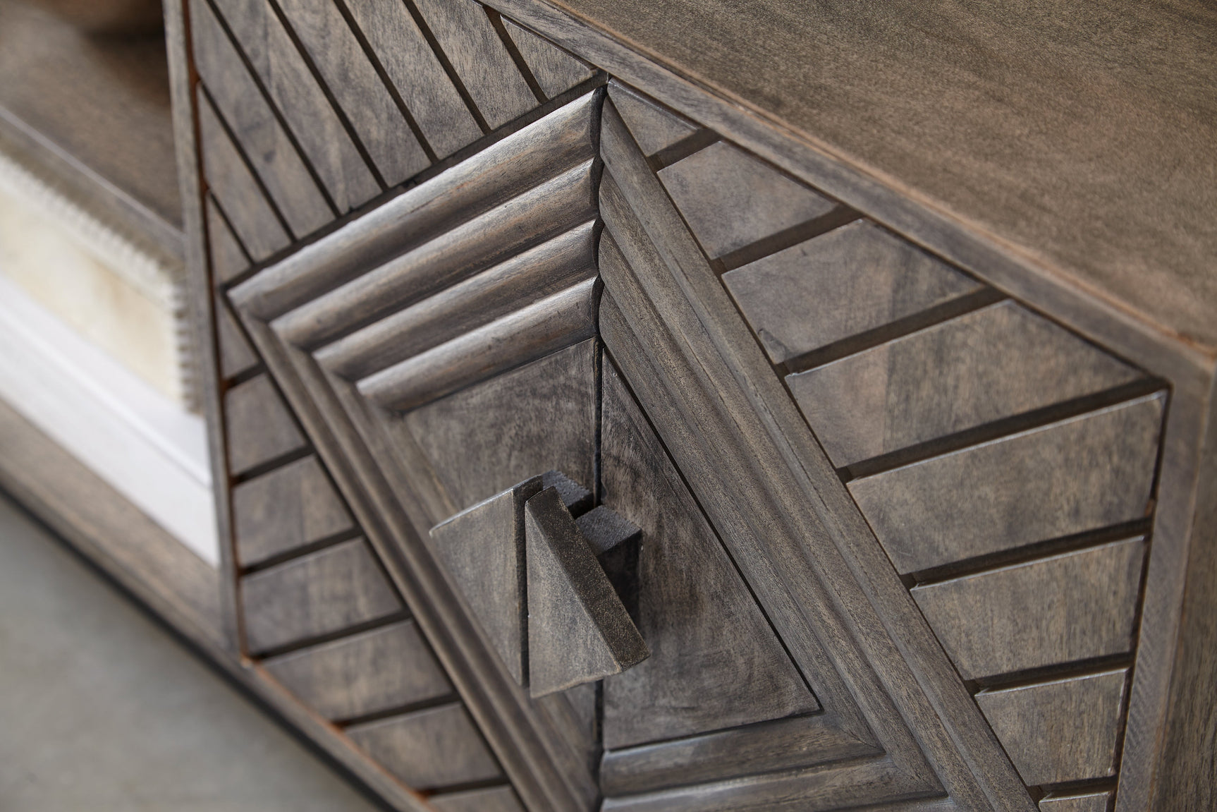 Treybrook Distressed Gray Accent Cabinet (Online Special Price) - Ornate Home