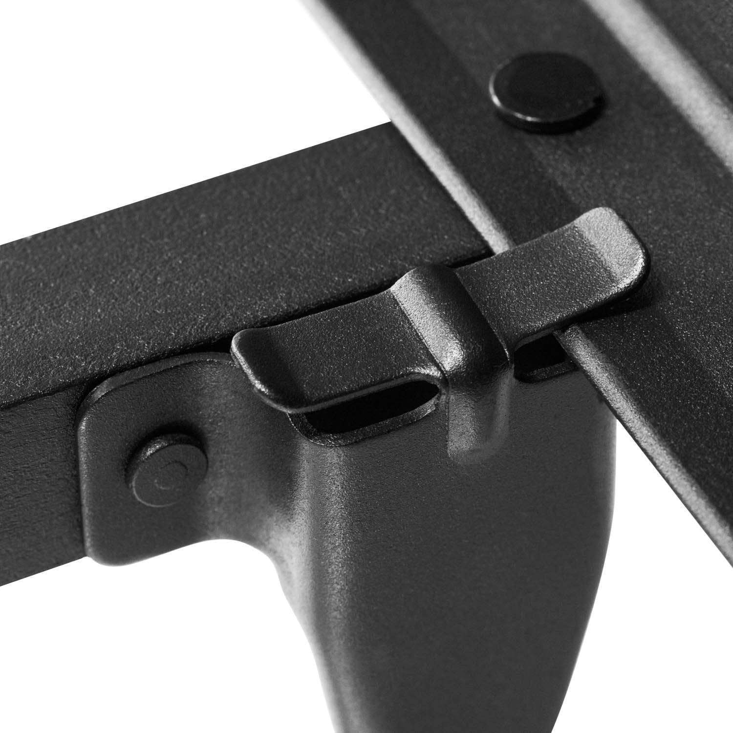 Tri-Support™ Black Twin/Full Adjustable Bed Frame - Ornate Home