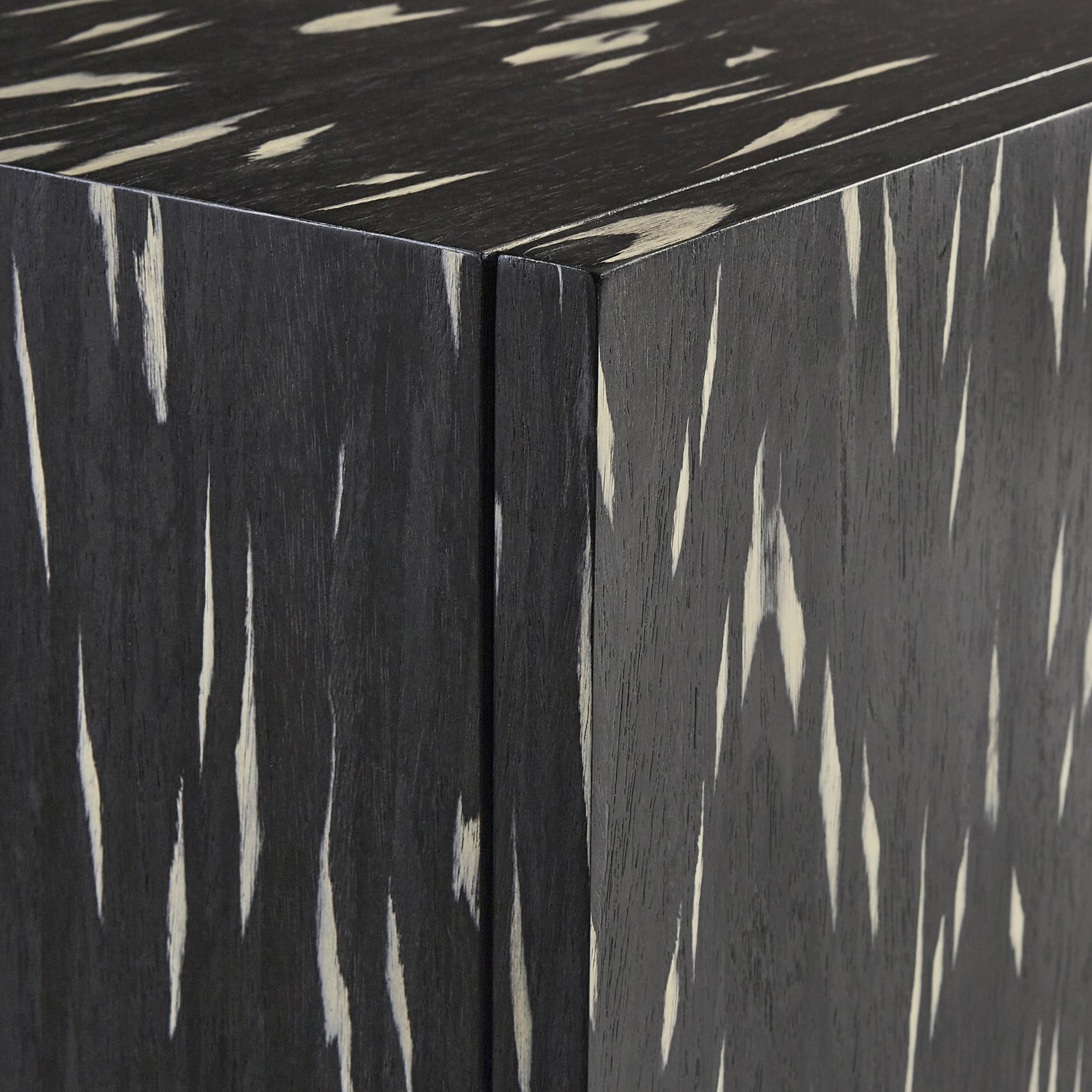 Trianon Engineered Contrast Ebony Entertainment Credenza - Ornate Home