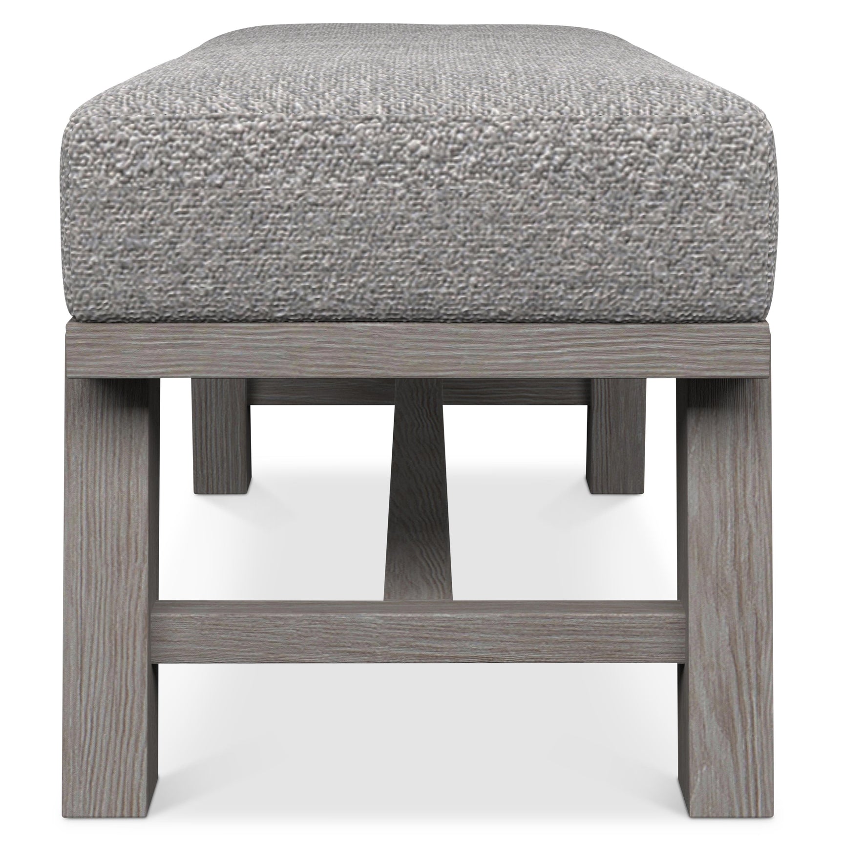 Trianon Gris/Grey Bench - Ornate Home