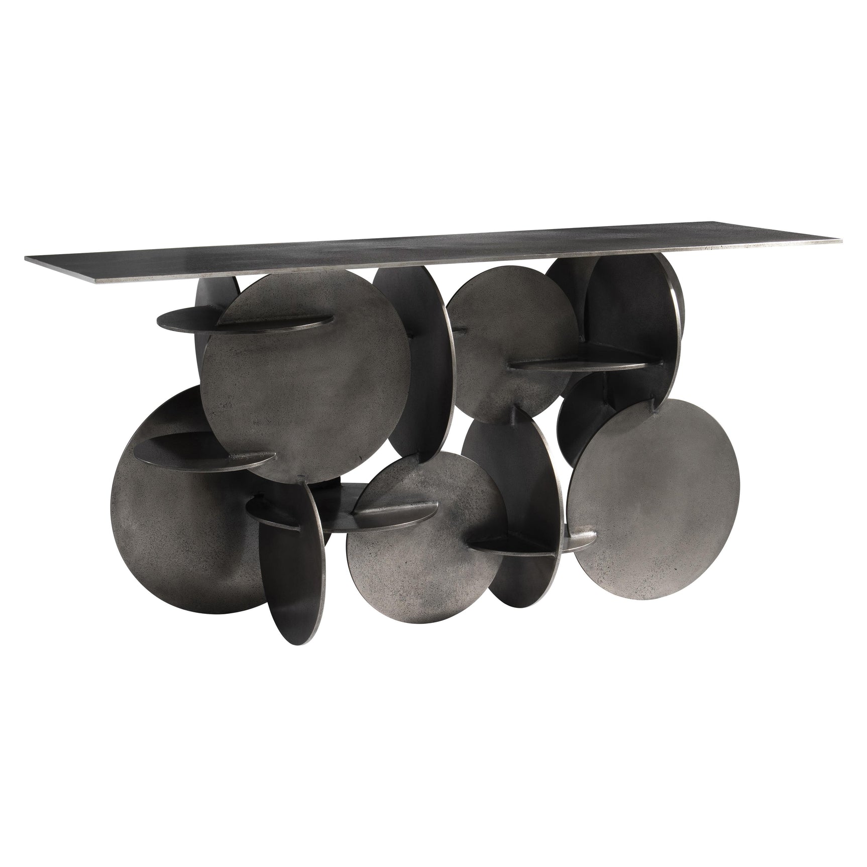 Tribus Graphite Console Table - Ornate Home