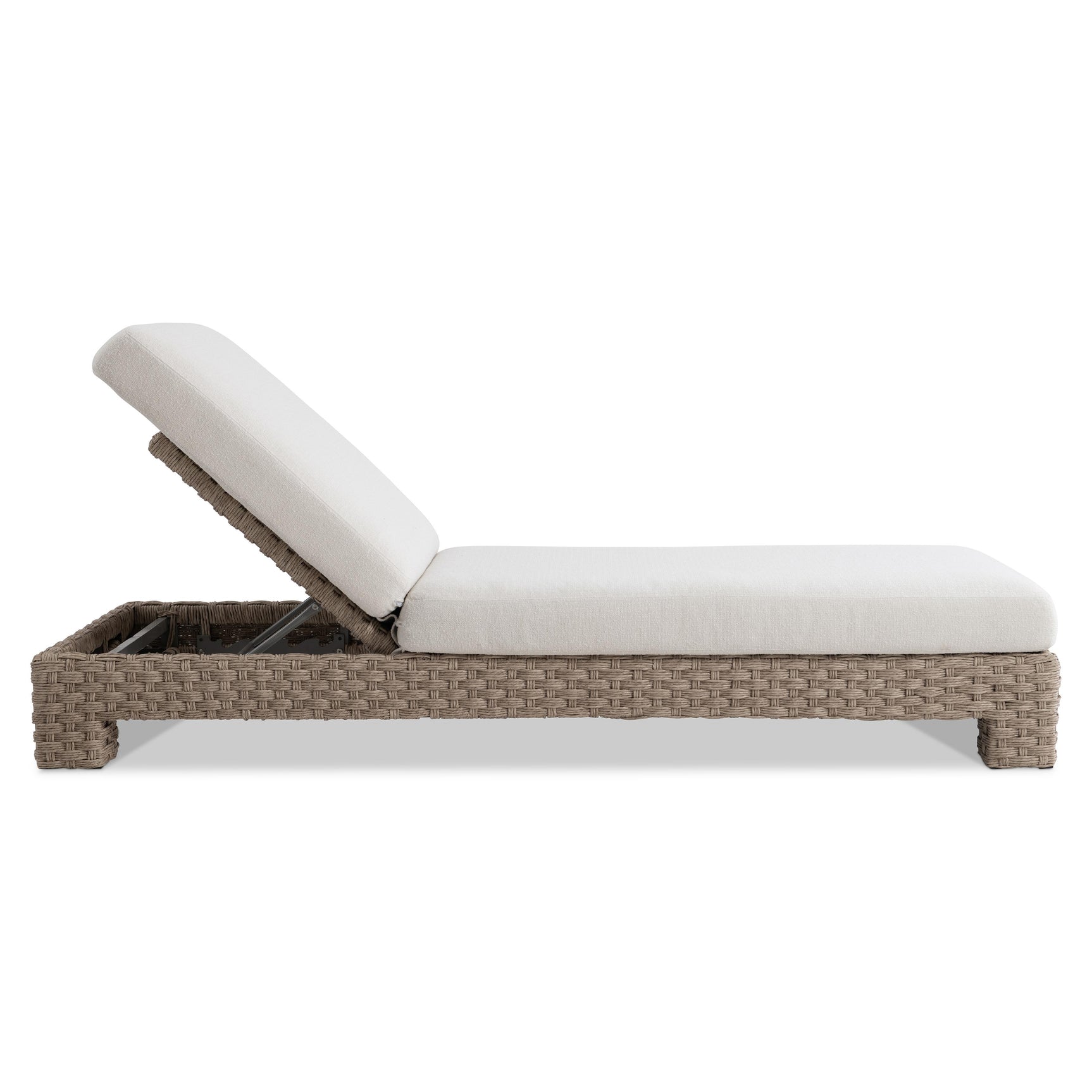 Trieste Pampas/White/Cream Outdoor Chaise - Ornate Home