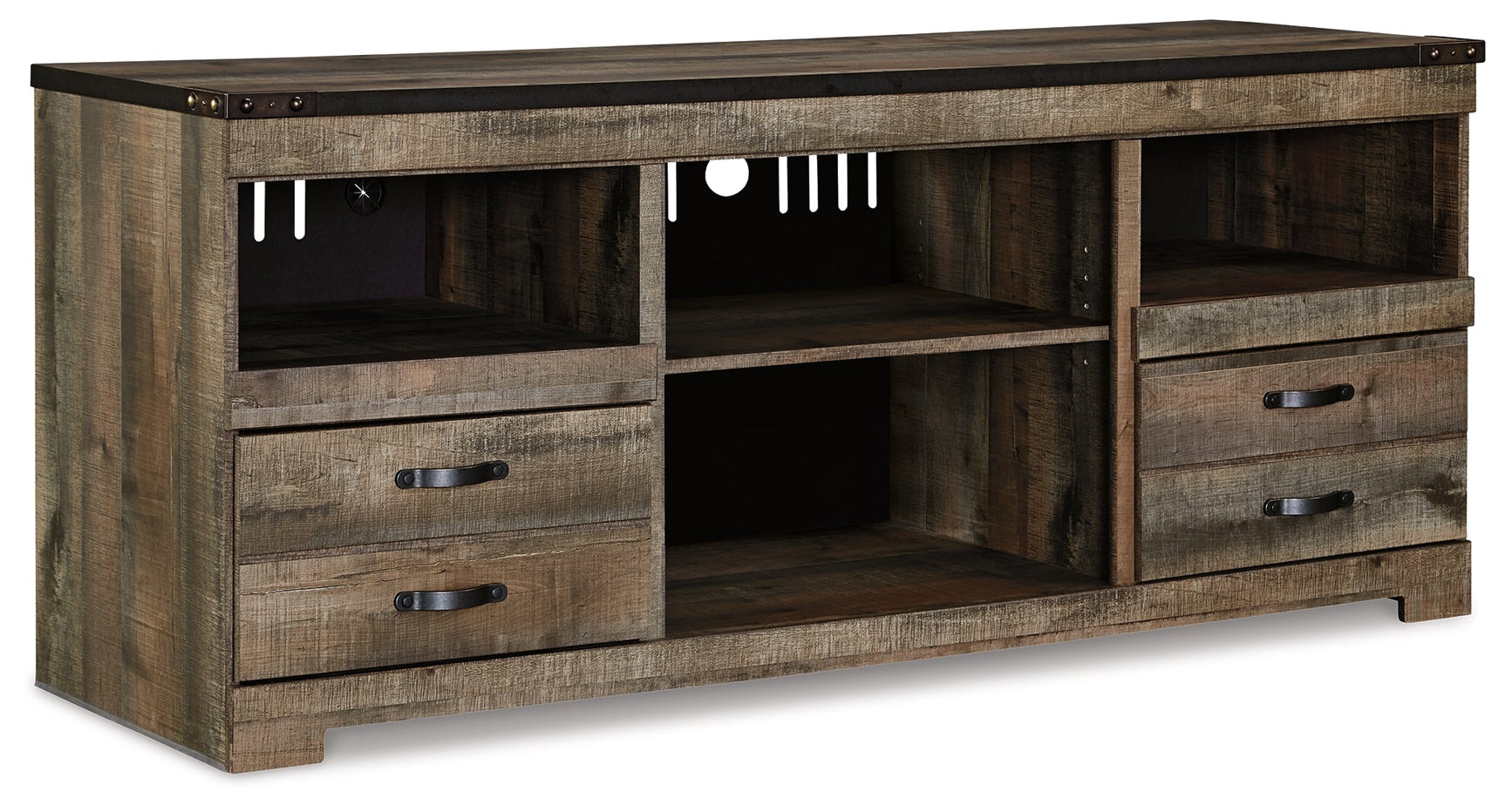 Trinell Brown 63" TV Stand (Online Special Price) - Ornate Home