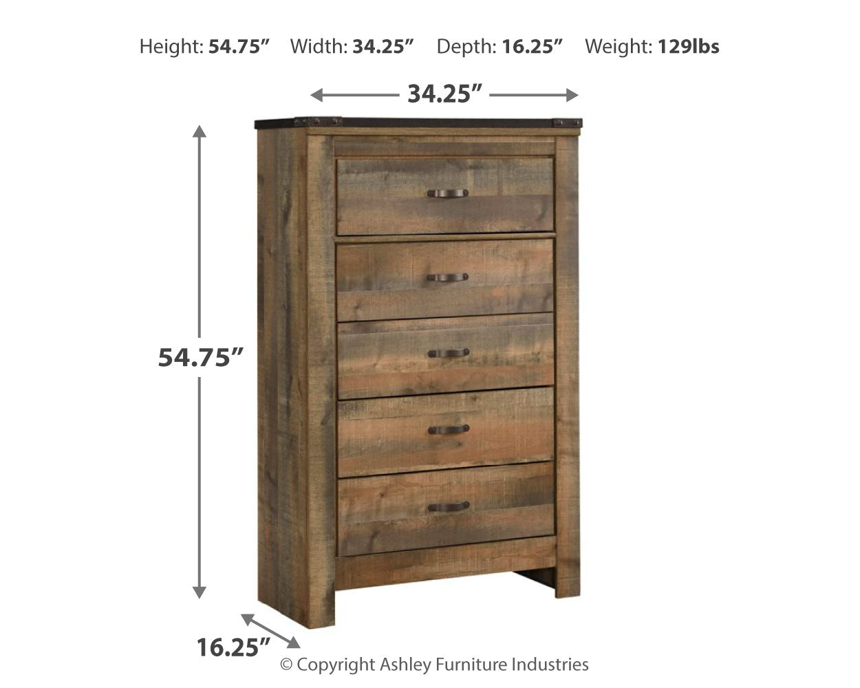 Trinell Chest of Drawers (Online Special Price) - Ornate Home
