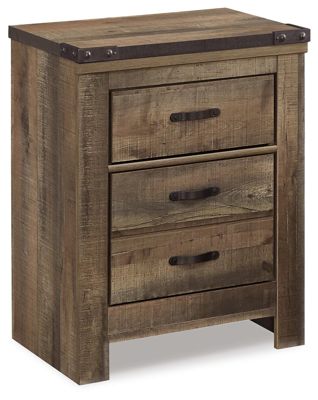 Trinell Brown Full Bookcase Storage Bed, Dresser and Nightstand - Ornate Home