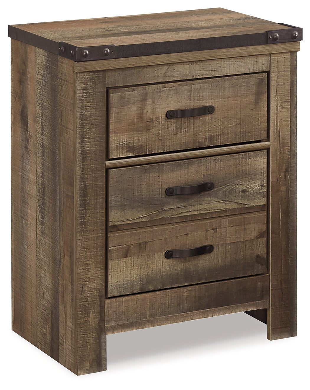 Trinell Brown King Panel Bedroom Set with. Dresser, Mirror, Chest and 2 Nightstands (Online Special Price) - Ornate Home