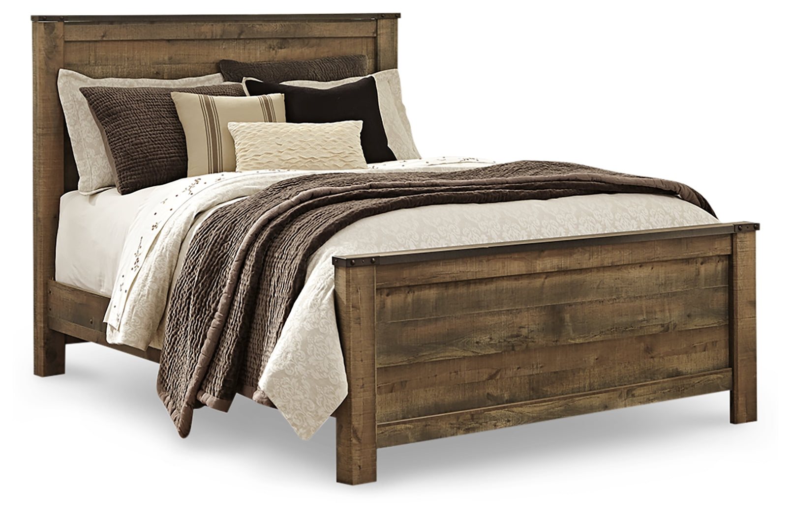 Trinell Brown Queen Panel Bedroom Set with Nightstand (Online Special Price) - Ornate Home
