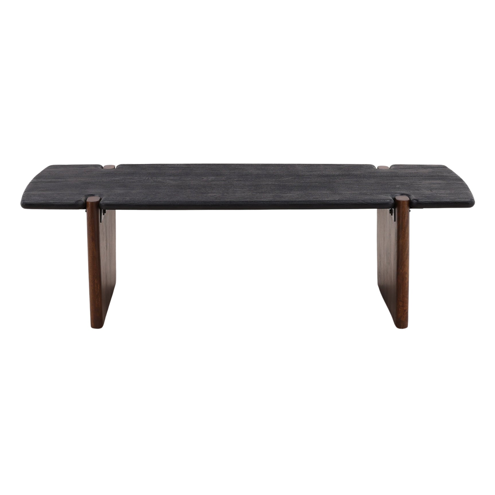 Trinh Black/Natural Coffee Table - Ornate Home