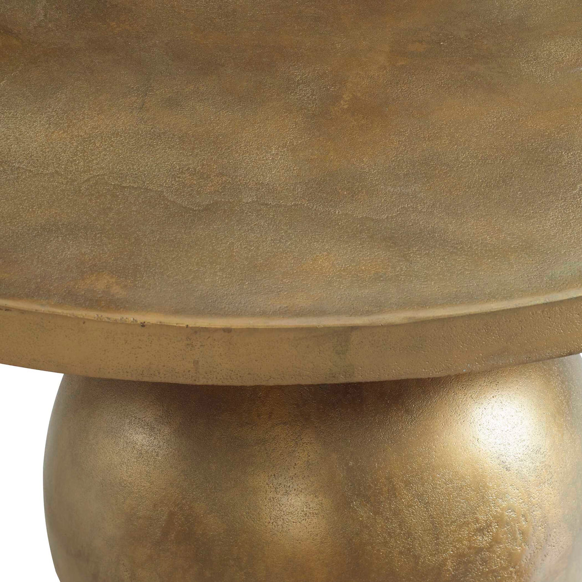 Triplet Antique Brass Coffee Table - Ornate Home