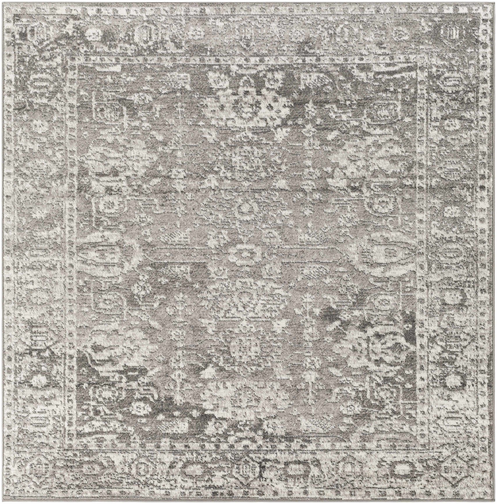 Tripp Distressed Gray Rug - Ornate Home