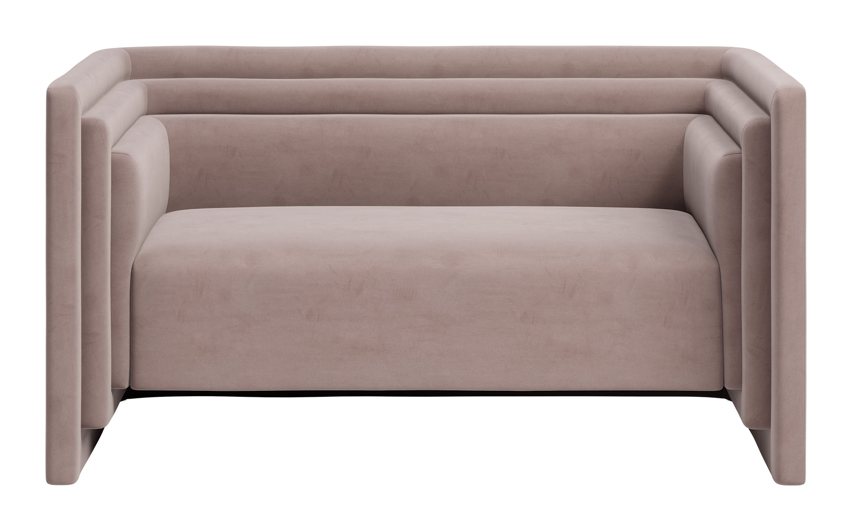 Trippel Taupe Loveseat - Ornate Home