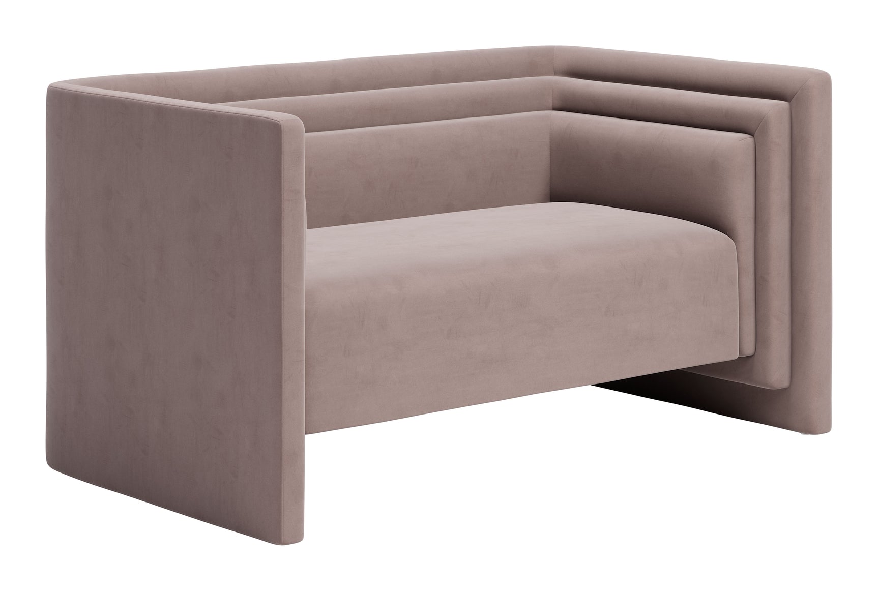 Trippel Taupe Loveseat - Ornate Home