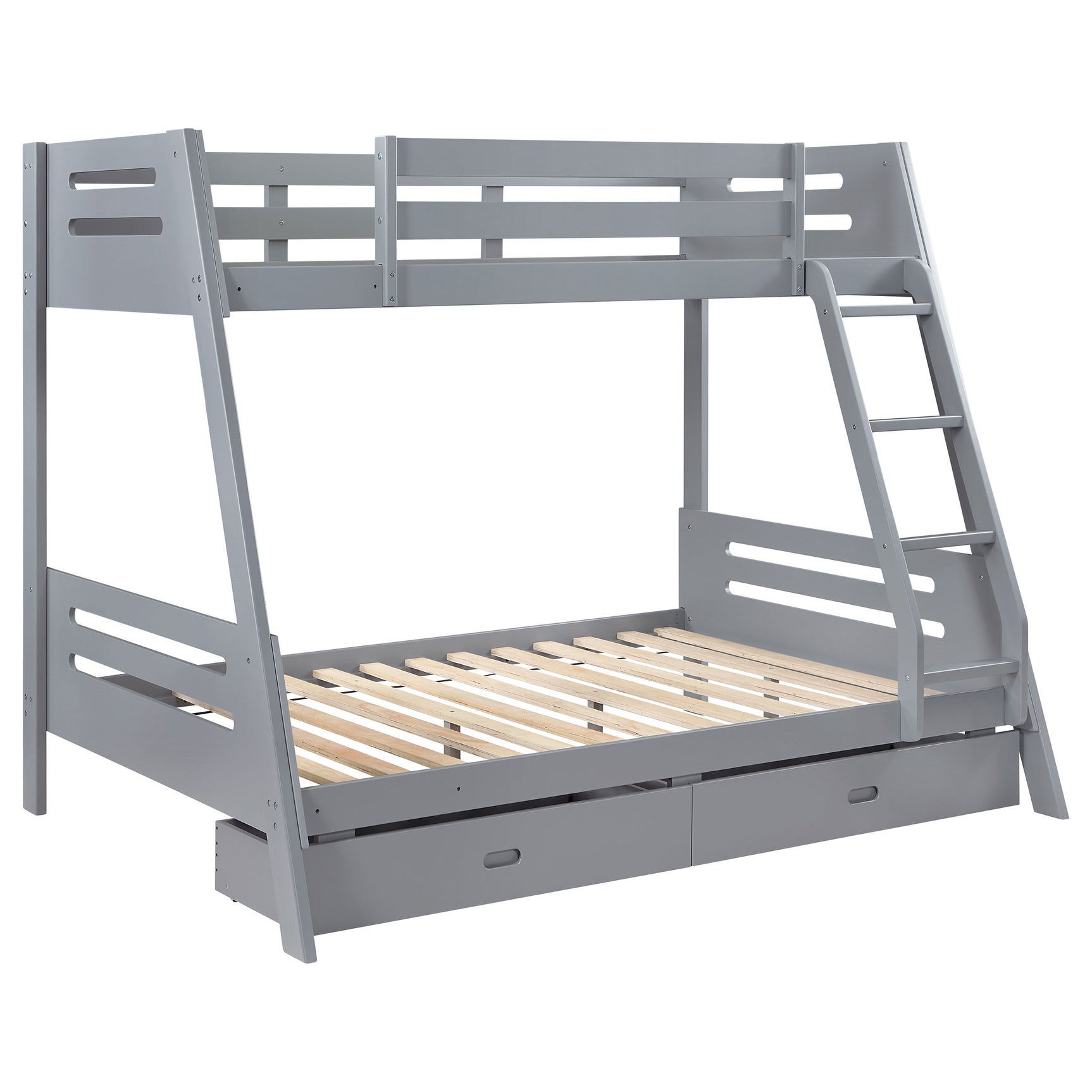 Trisha Grey Full Bunk Bed - Ornate Home