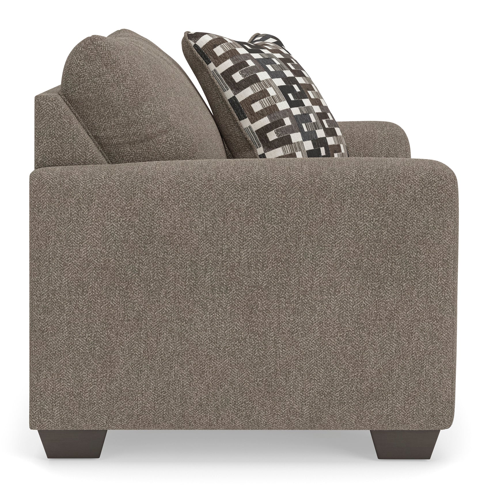 Triston-Peaks Suede Chair and a Half - Ornate Home