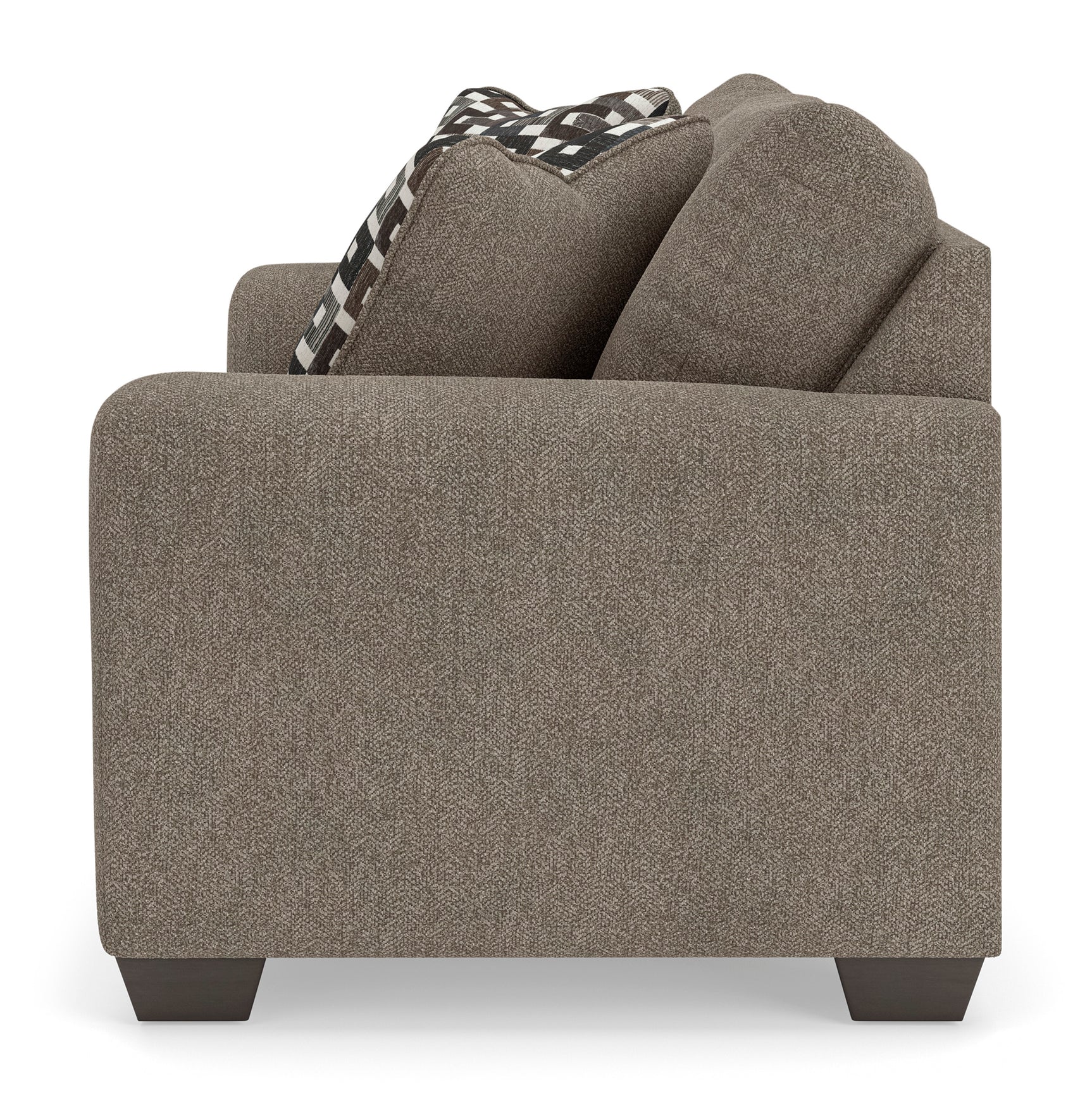 Triston-Peaks Suede Loveseat - Ornate Home