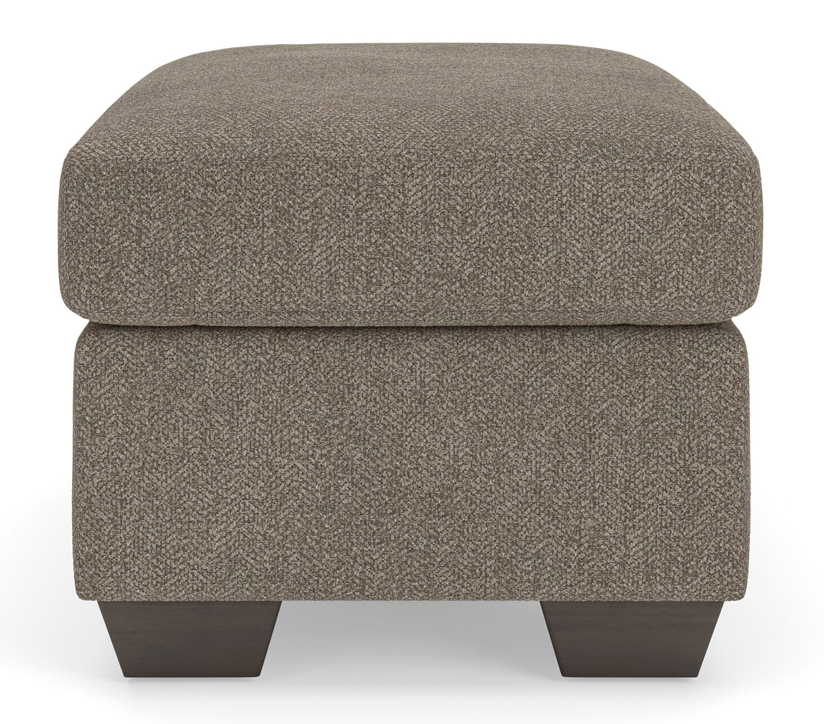 Triston-Peaks Suede Ottoman - Ornate Home