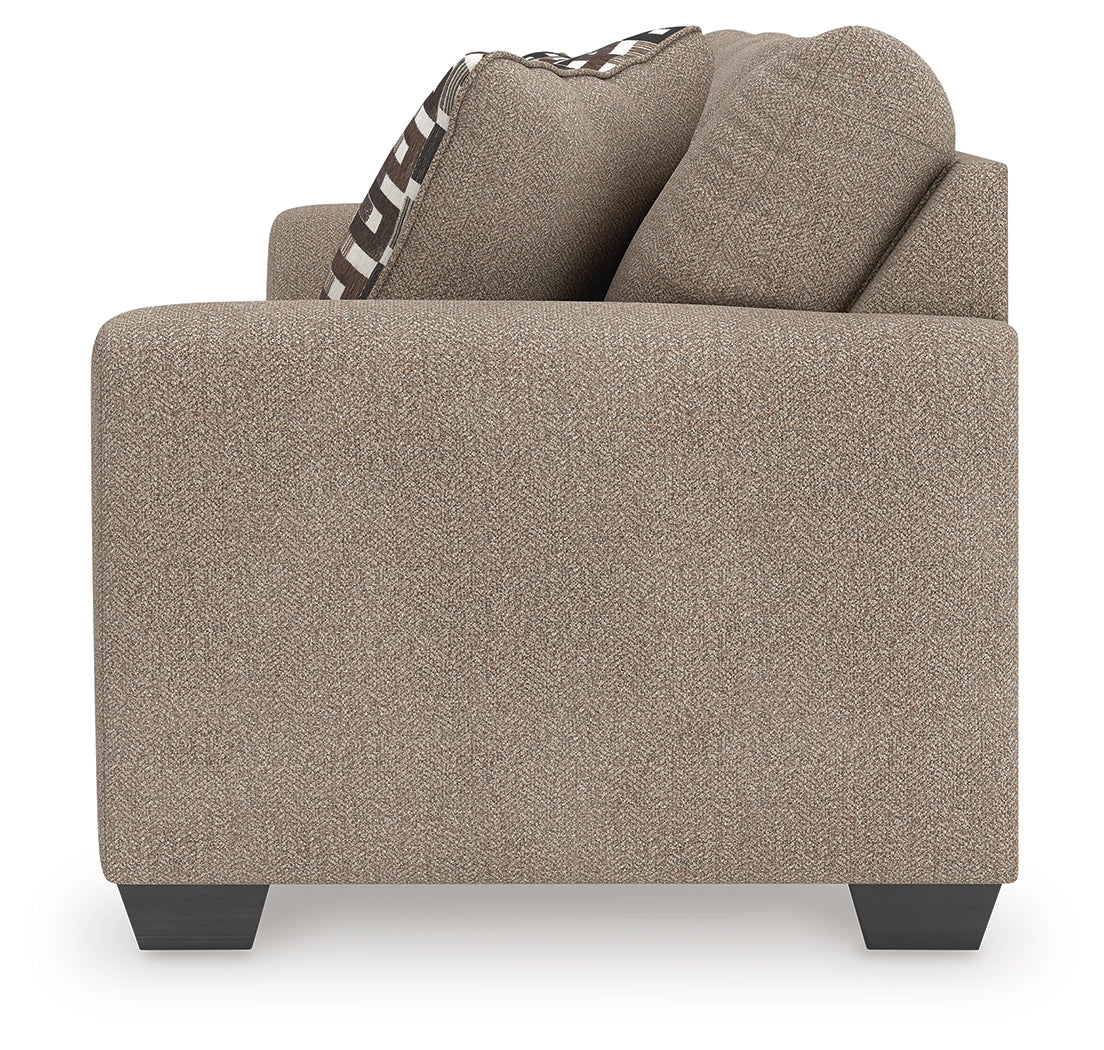 Triston-Peaks Suede Sofa (Online Special Price) - Ornate Home