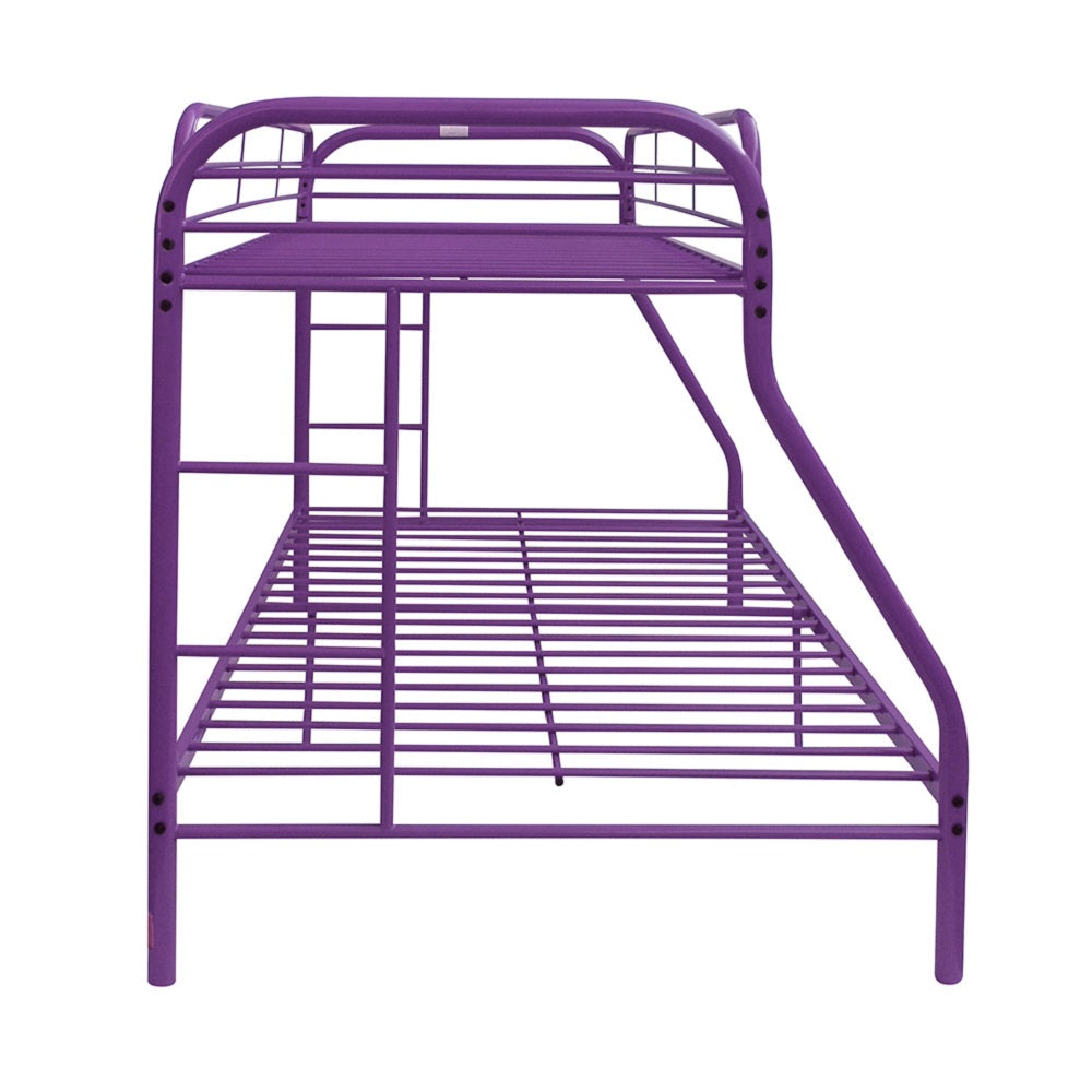 Tritan Purple Bunk Bed (Twin/Full) - Ornate Home