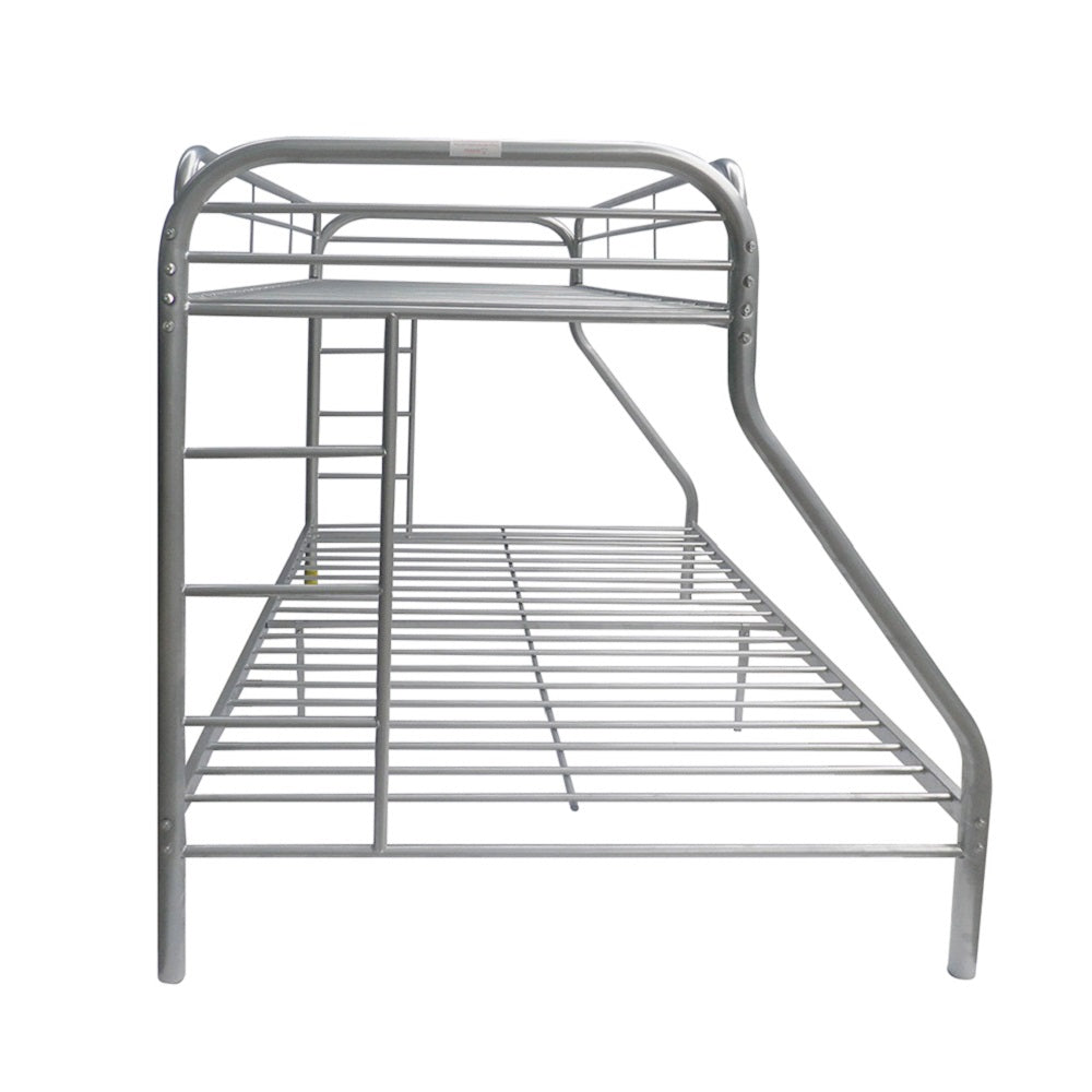 Tritan Silver Bunk Bed (Twin XL/Queen) - Ornate Home
