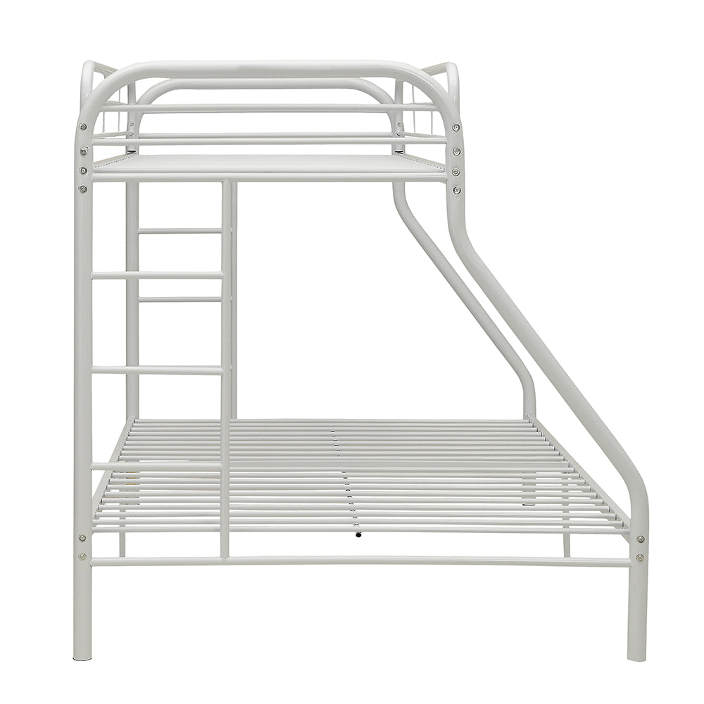 Tritan White Bunk Bed (Twin XL/Queen) - Ornate Home