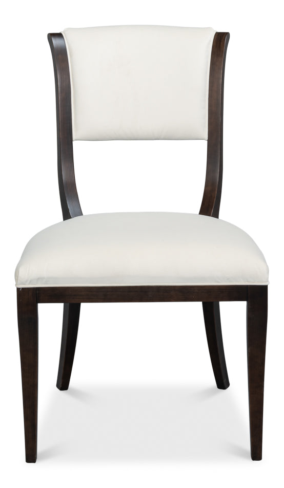 Trophy Nero/Taupe Elegant Side Chair (Set of 2) - Ornate Home