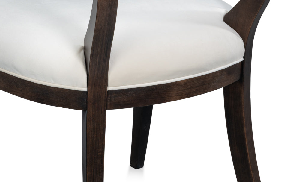 Trophy Nero/Taupe Elegant Side Chair (Set of 2) - Ornate Home