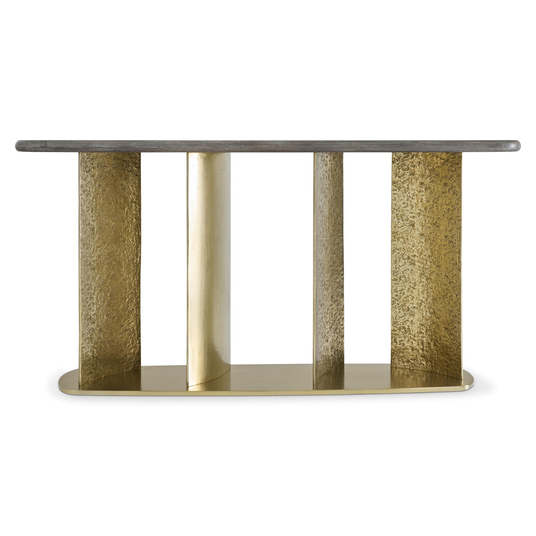 Trost Bracken/Dorado Gold Console Table - Ornate Home