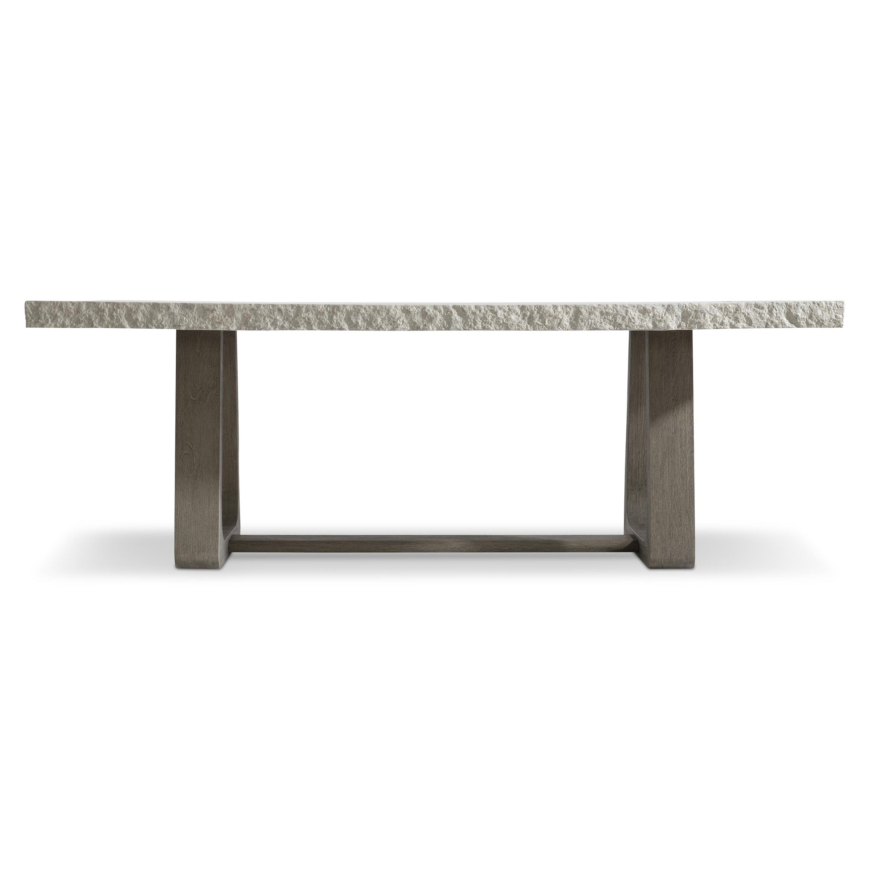 Trouville Rectangular Sand Grey/Weathered Teak Outdoor Dining Table - Ornate Home