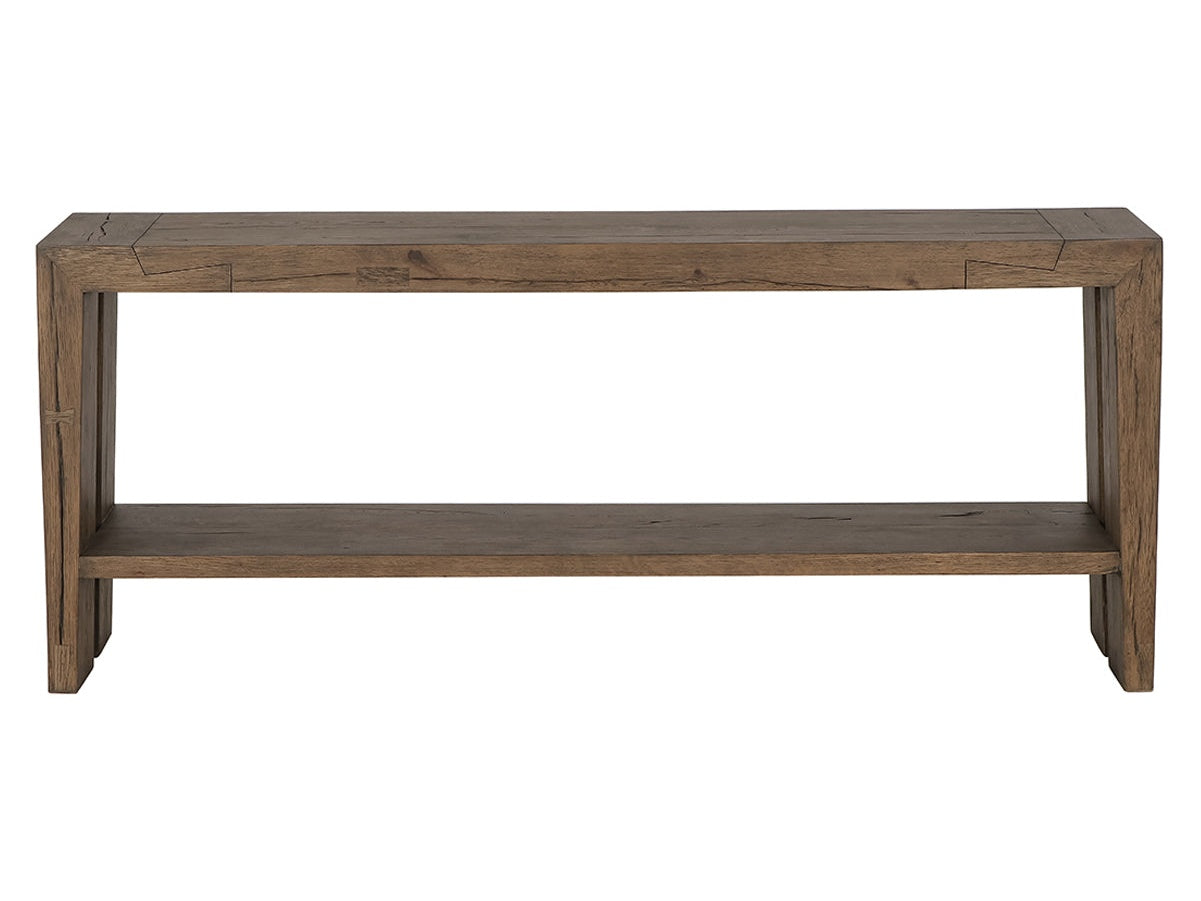 Troy Suede Brown Console Table - Ornate Home