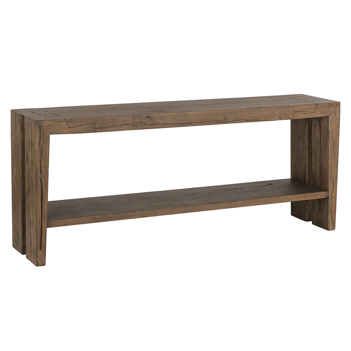 Troy Suede Brown Console Table - Ornate Home