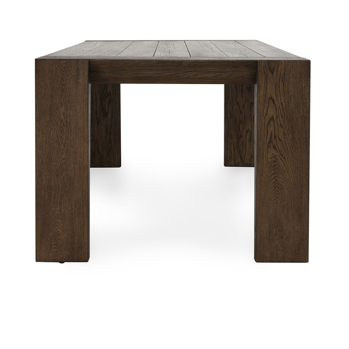 Troy Suede Brown Dining Table - Ornate Home