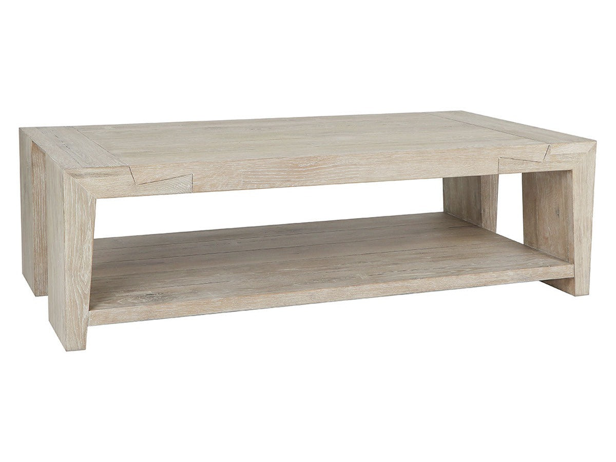 Troy White Coffee Table - Ornate Home