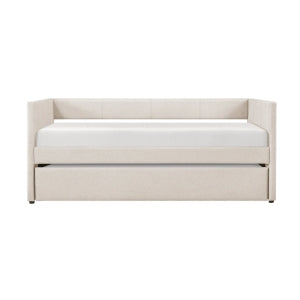 Trudy Beige Daybed with Trundle - Ornate Home
