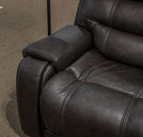 Trumble Smoke-Manual Rocker Recliner - Ornate Home