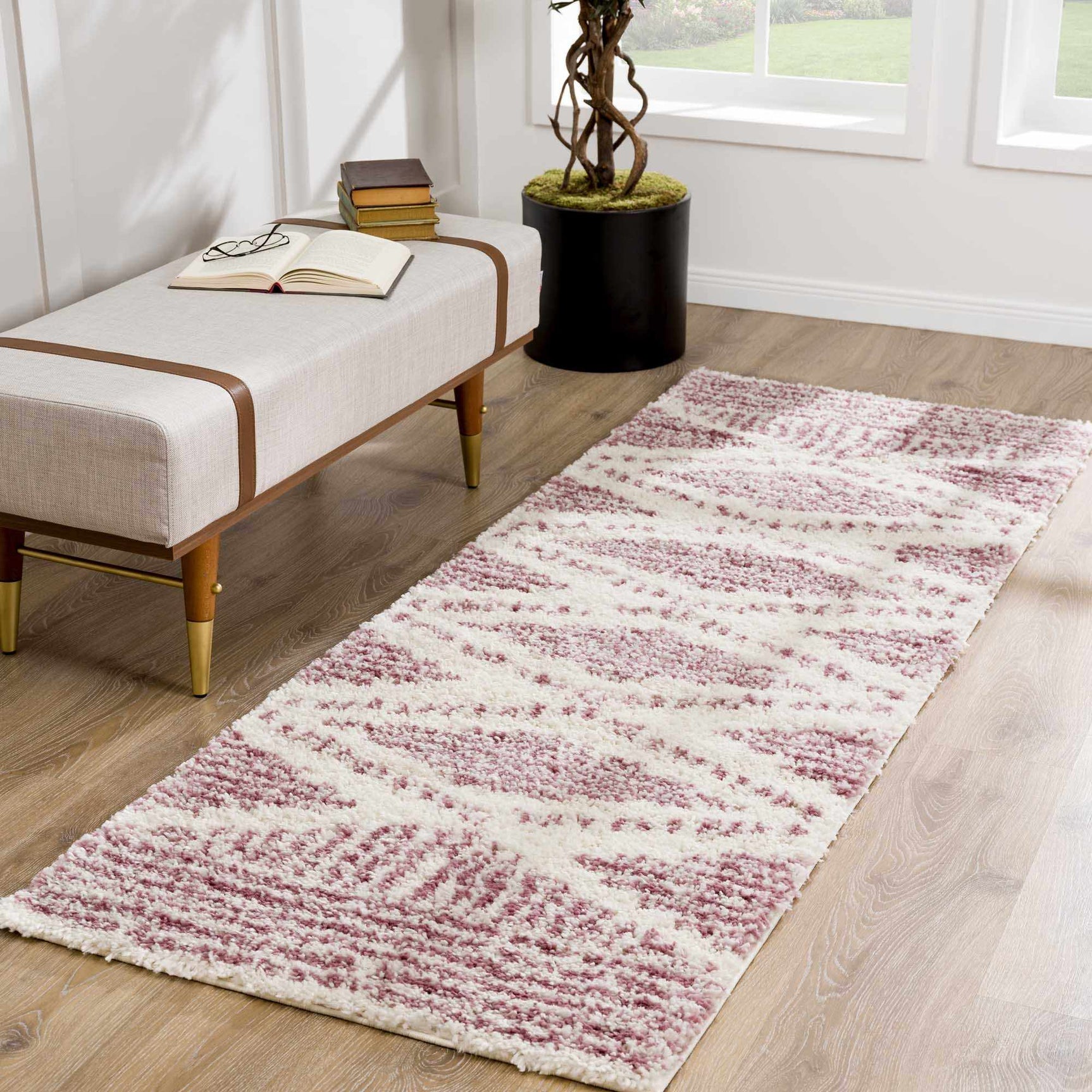 Trunding Plush in Pink Area Rug - Clearance - Ornate Home