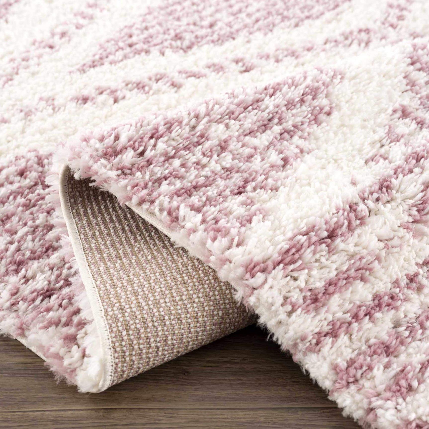 Trunding Plush in Pink Area Rug - Clearance - Ornate Home