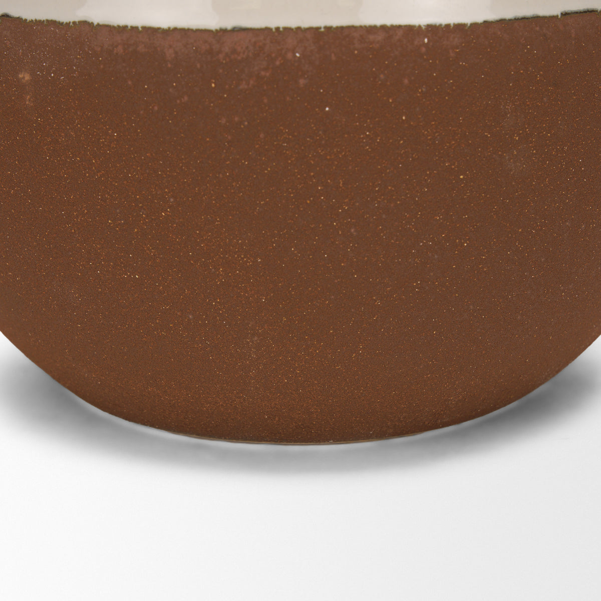 Tryna Beige/Matte Brown Large Ceramic Vase - Ornate Home
