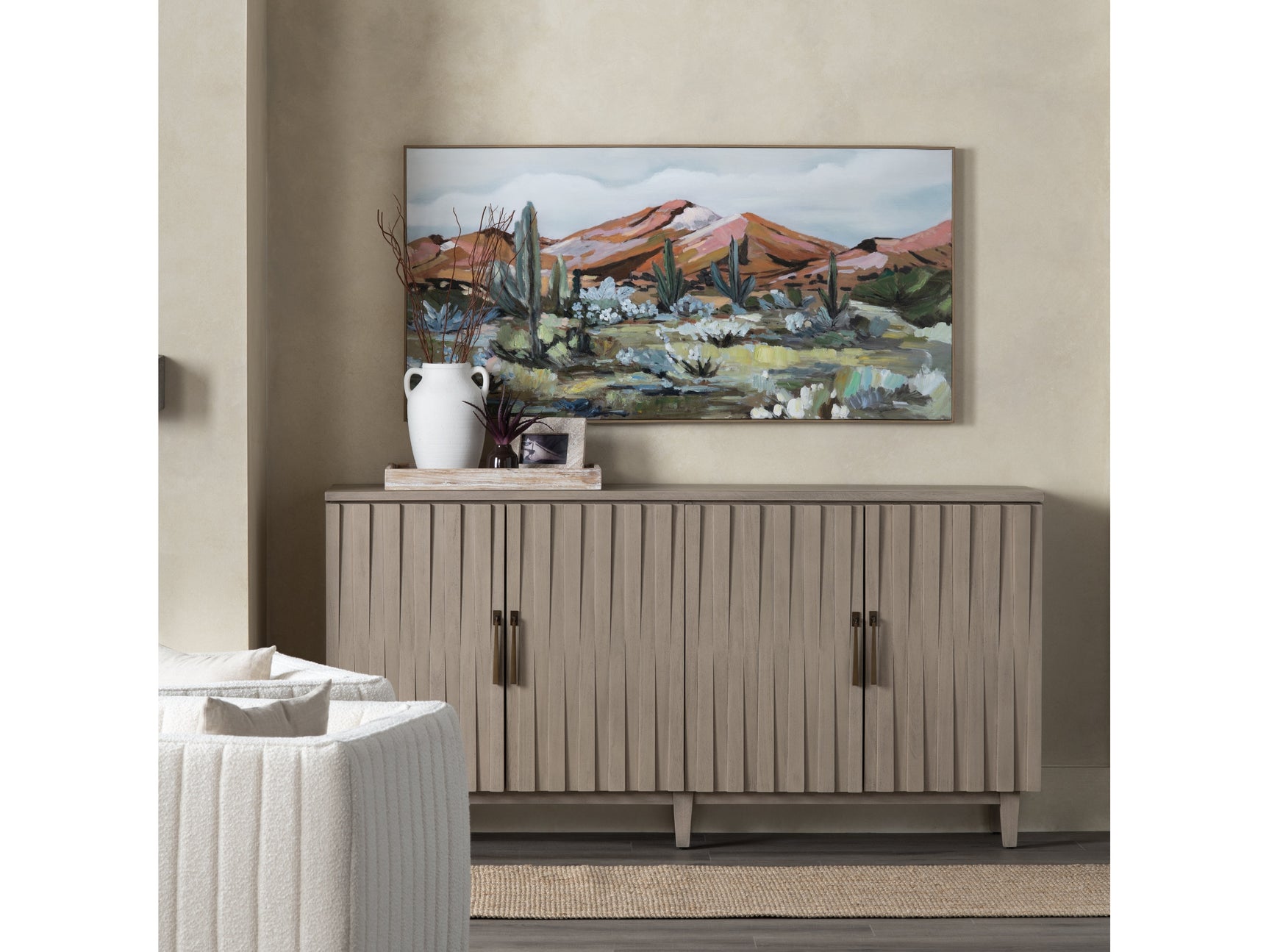 Tucson Green/Brown Canvas