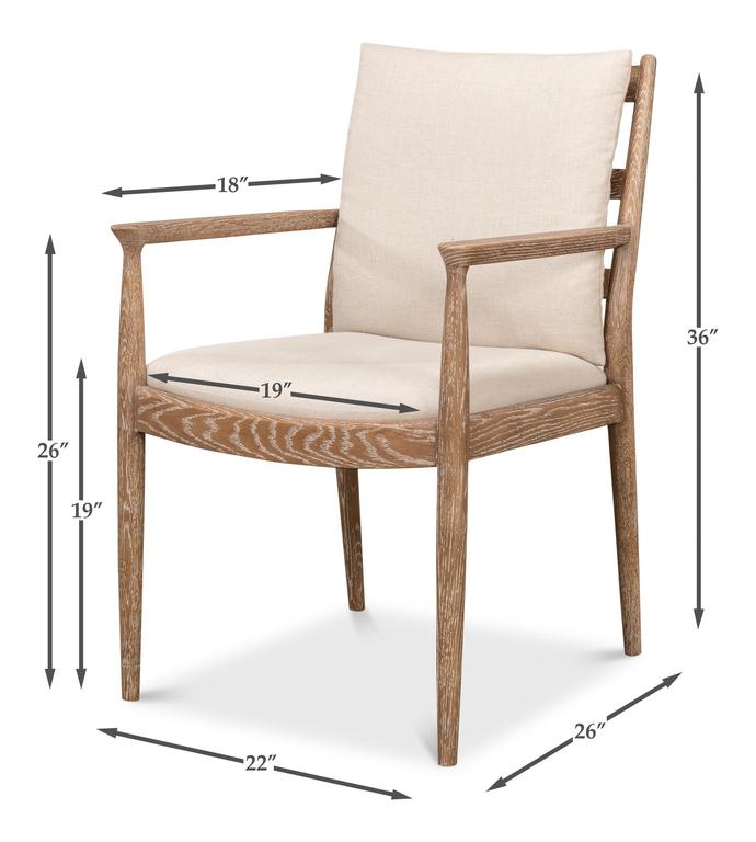 Tugen Beige Armchair - Ornate Home