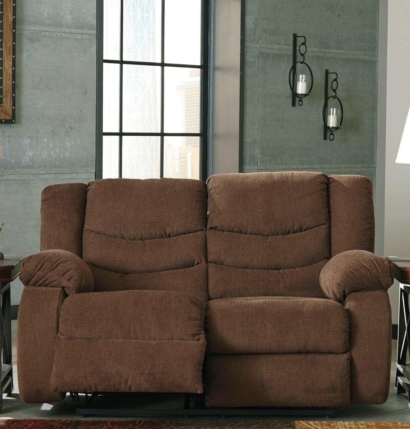 Tulen Manual Reclining Loveseat (Online Special Price) - Ornate Home