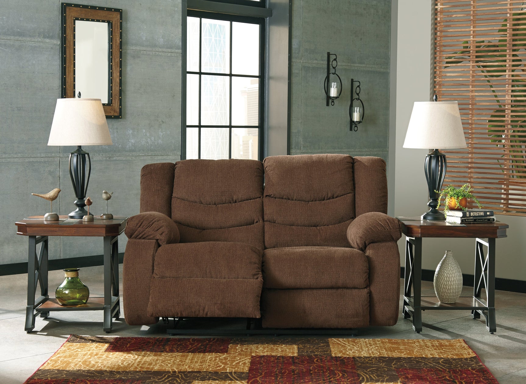 Tulen Manual Reclining Loveseat (Online Special Price) - Ornate Home