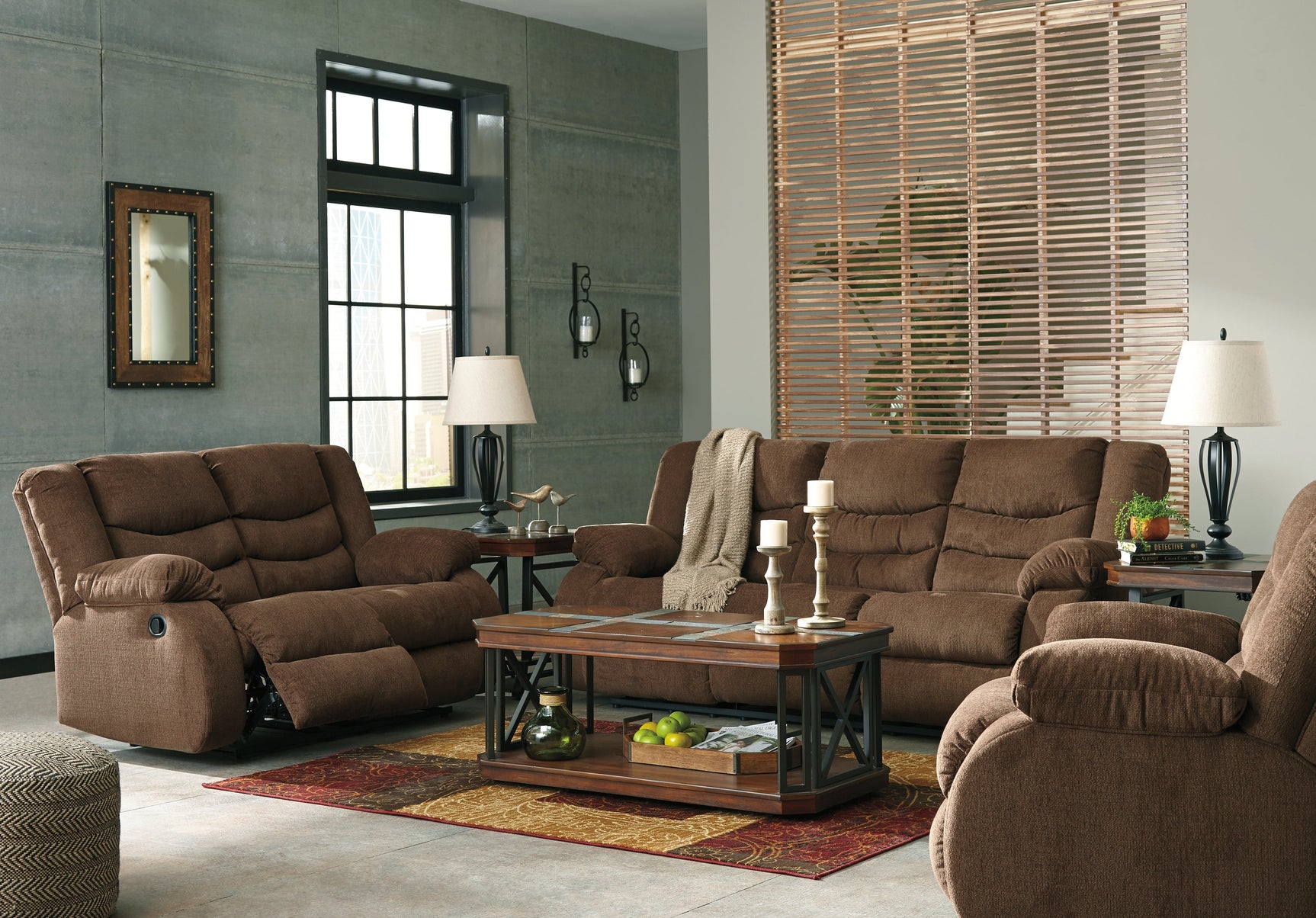 Tulen Manual Reclining Sofa (Online Special Price) - Ornate Home