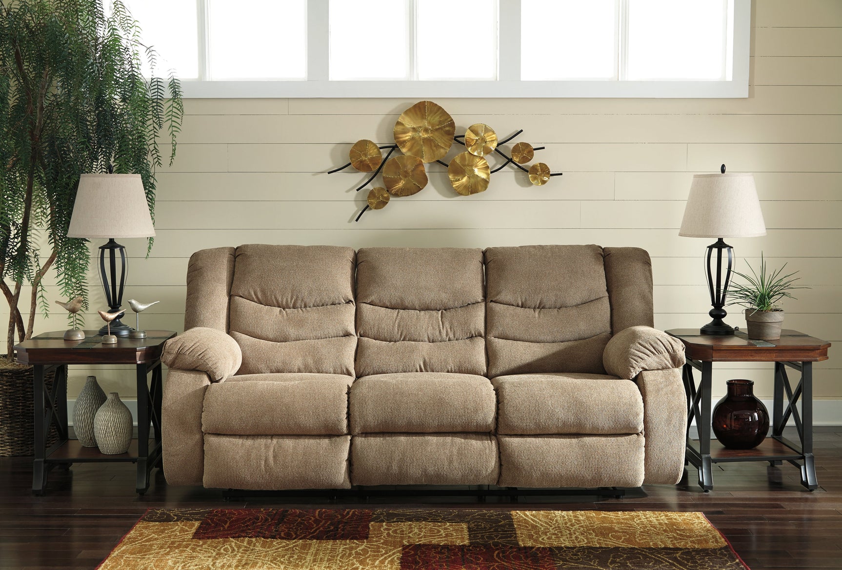 Tulen Manual Reclining Sofa (Online Special Price) - Ornate Home