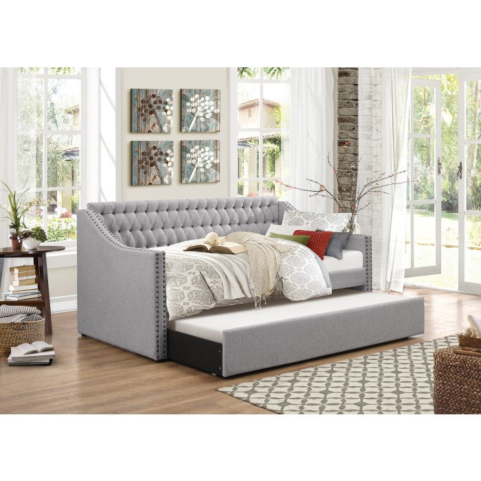 Tulney Gray Daybed with Trundle - Ornate Home