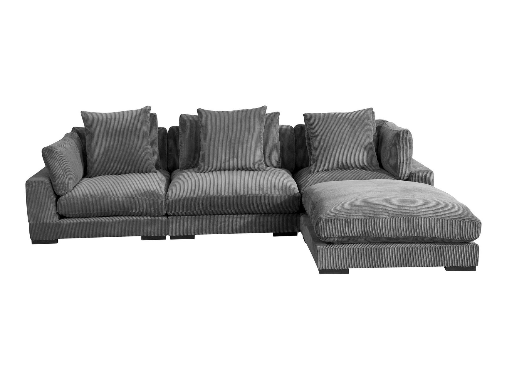 Tumble Grey Lounge Modular Sectional - Ornate Home