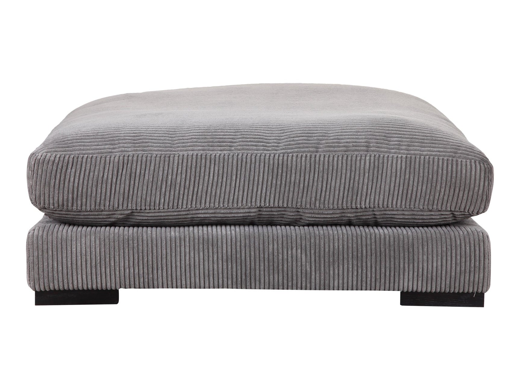 Tumble Grey Ottoman - Ornate Home