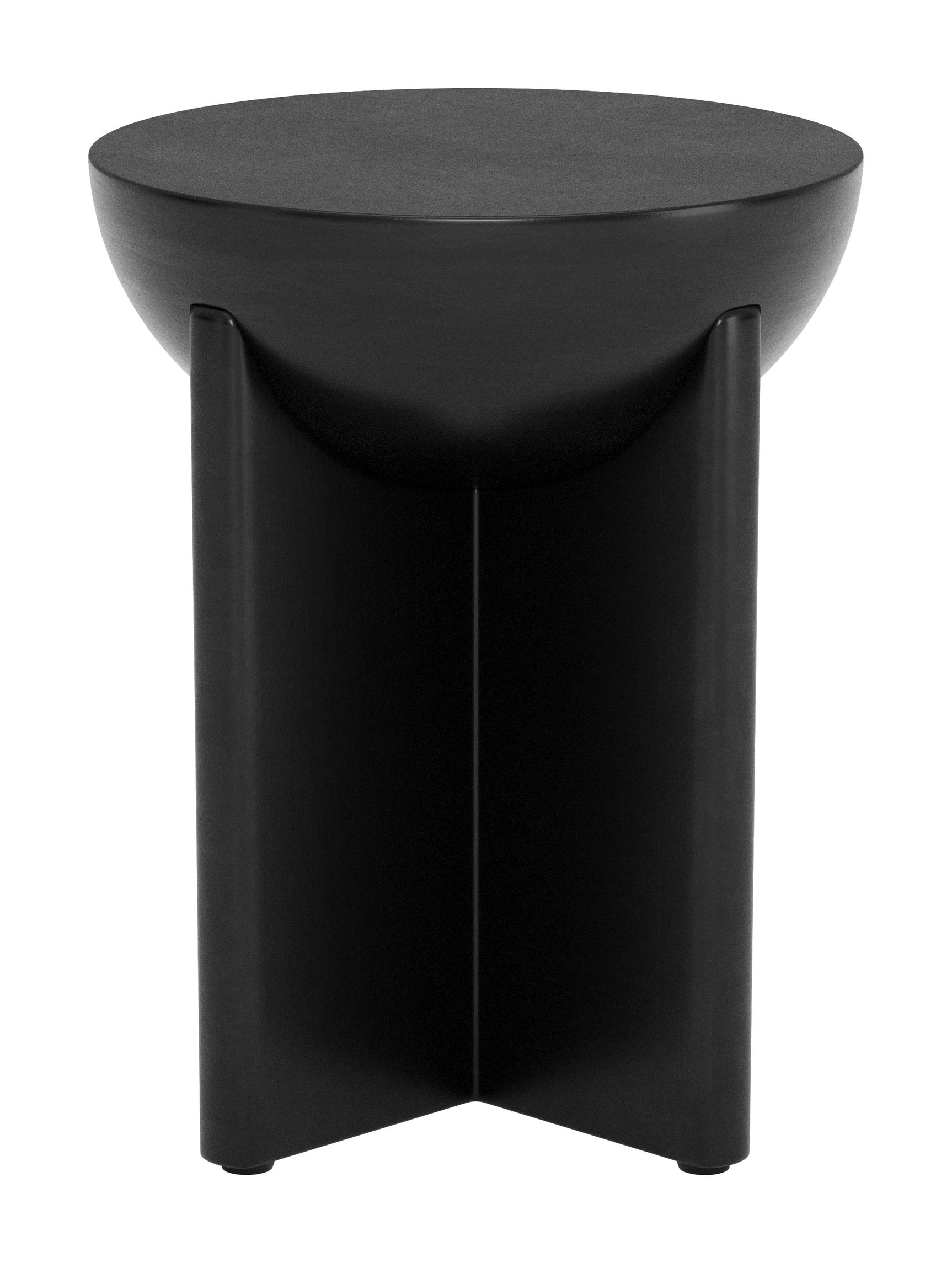 Tume Black Side Table - Ornate Home