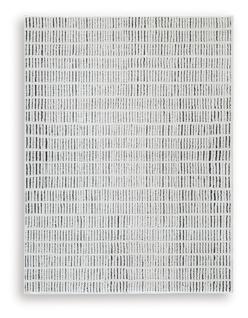 Turinwith Ivory/Black Medium Rug - Ornate Home