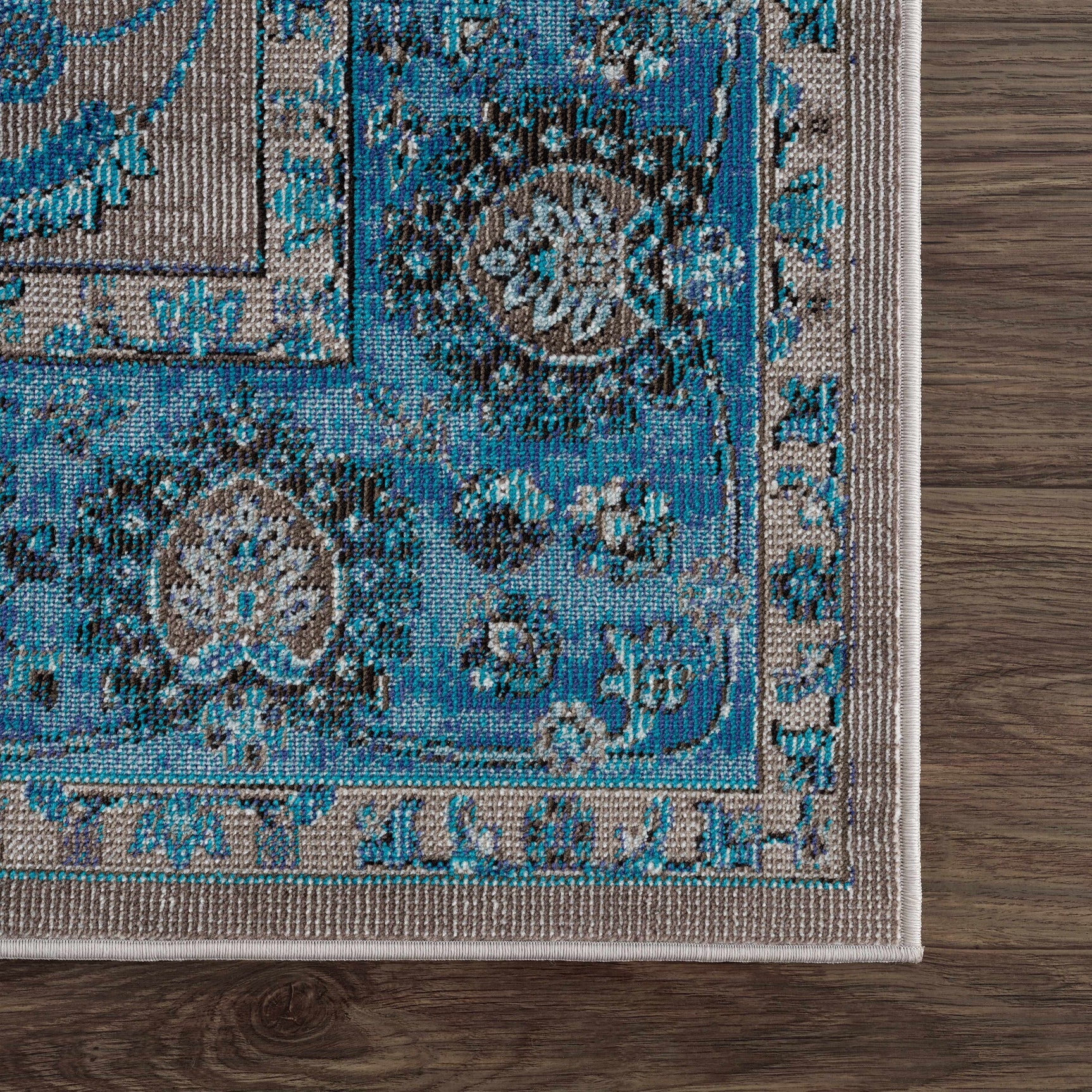 Turquoise Rug MRD4705 - Limited Edition - Ornate Home
