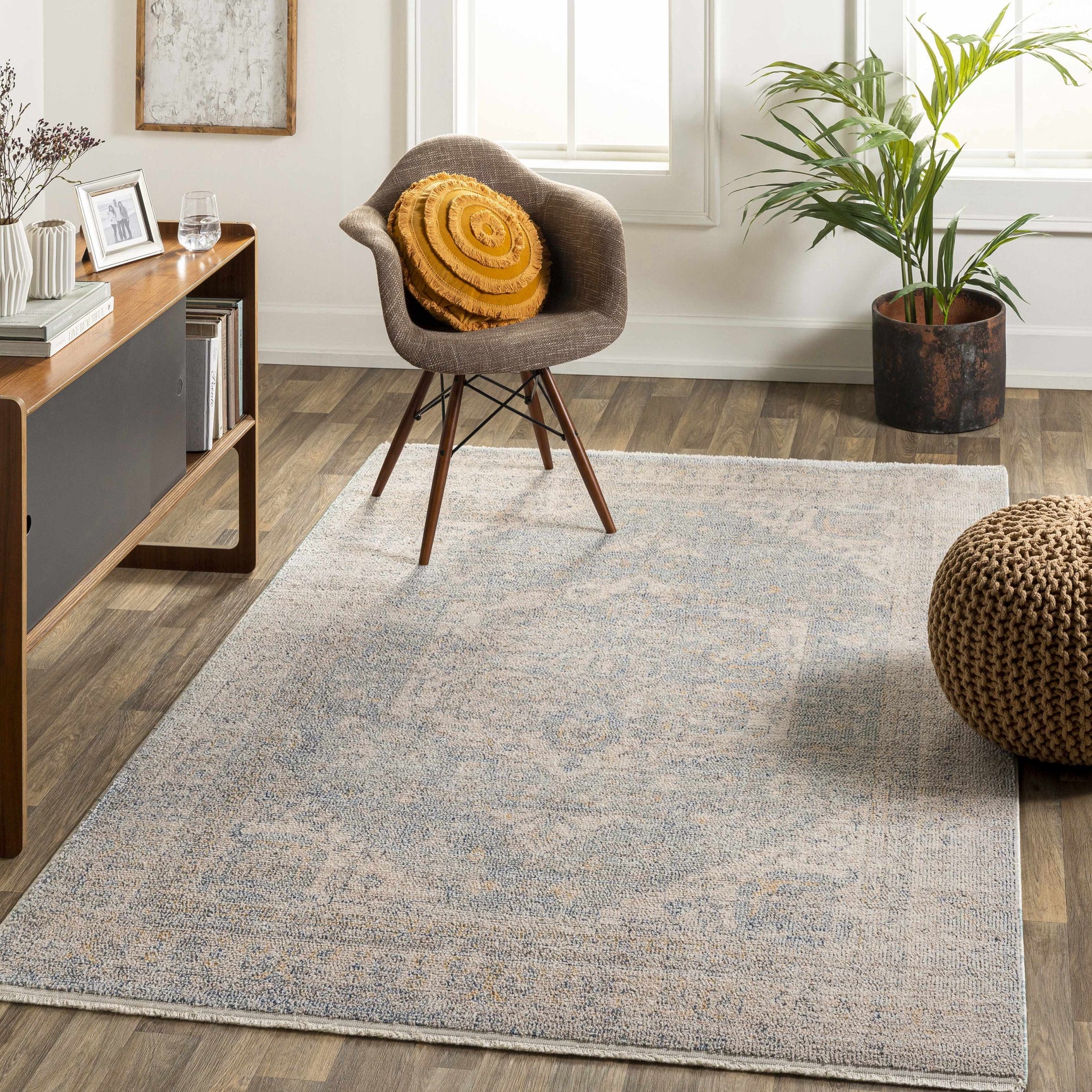 Tusa Blue Area Rug - Clearance - Ornate Home